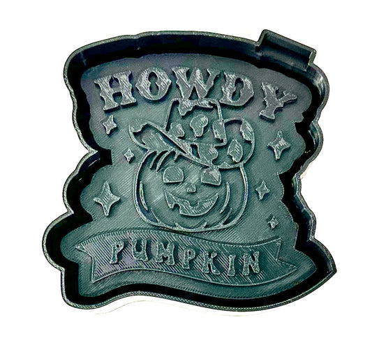 Howdy Pumpkin Silicone Mold
