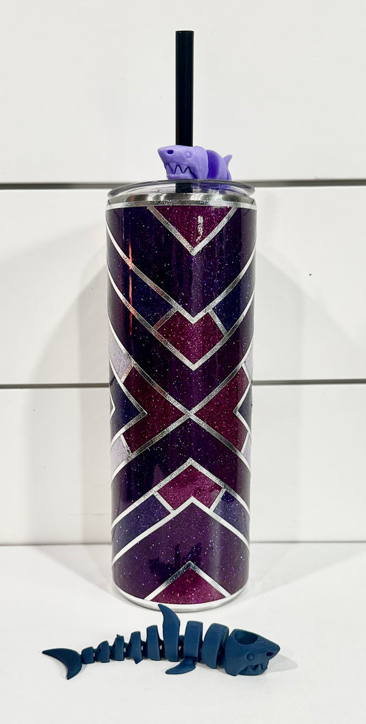 Articulated Shark Straw Topper