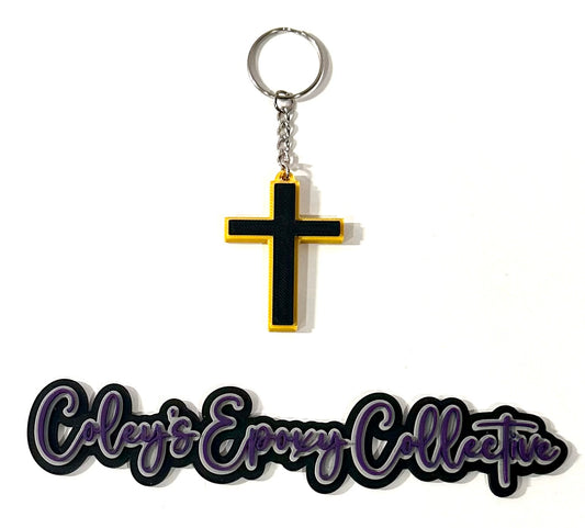 Cross Keychain