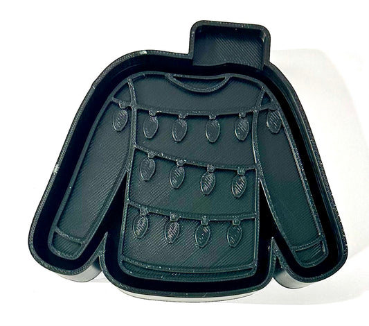 Ugly Christmas Sweater Lights Silicone Mold