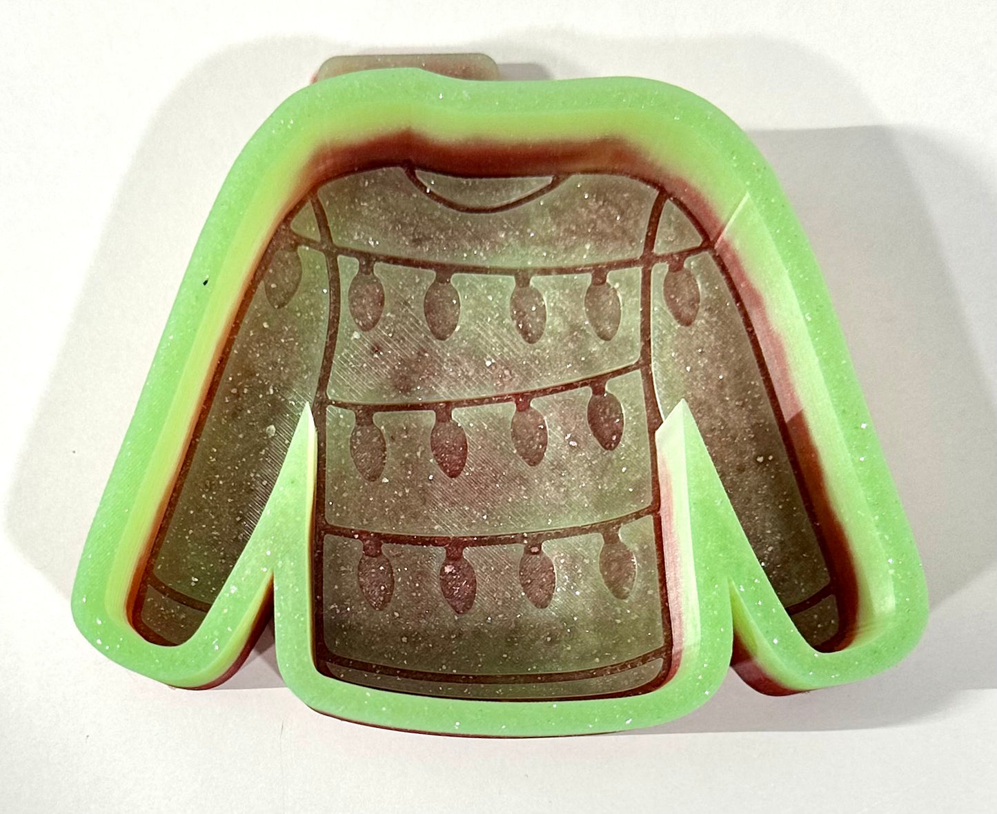 Ugly Christmas Sweater Lights Silicone Mold
