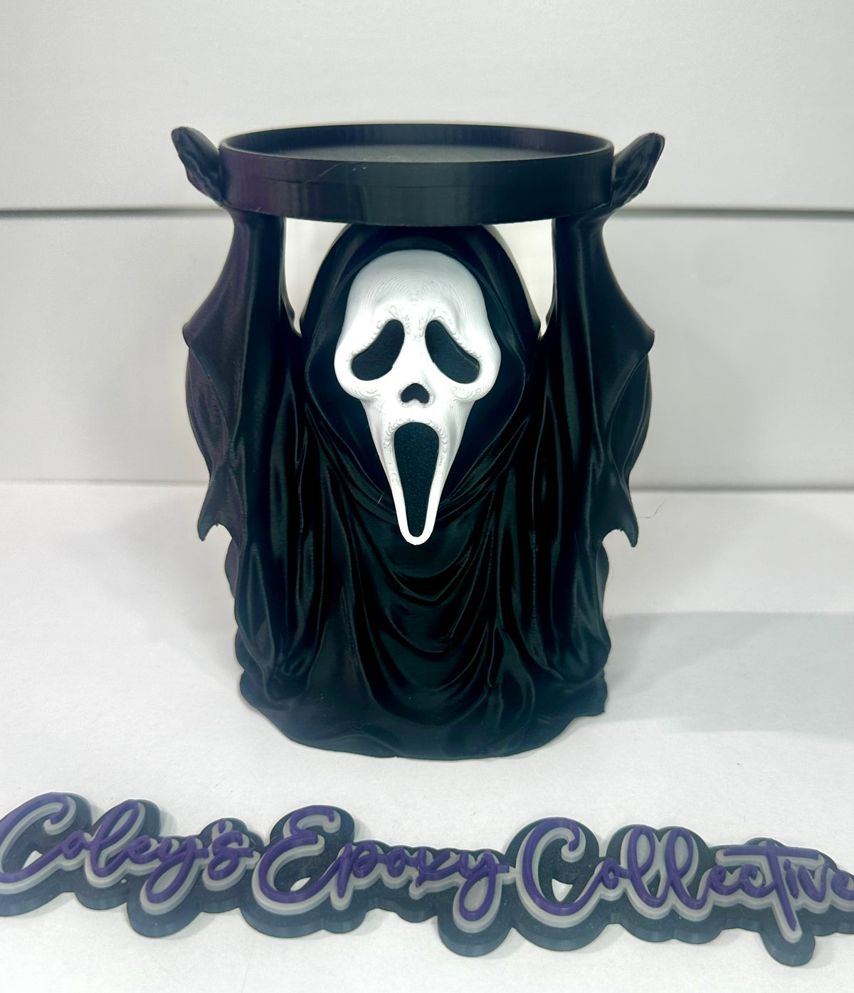 Ghost Face Candle Holder