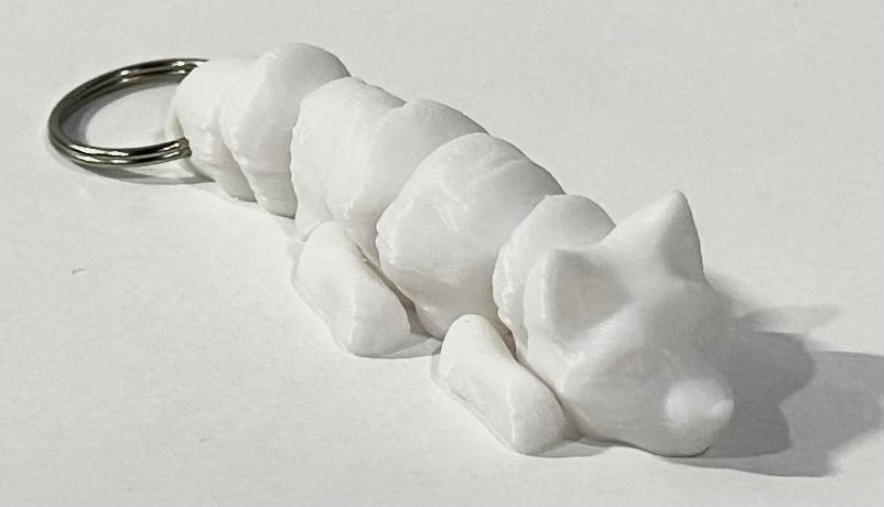 Articulated Fox Keychain