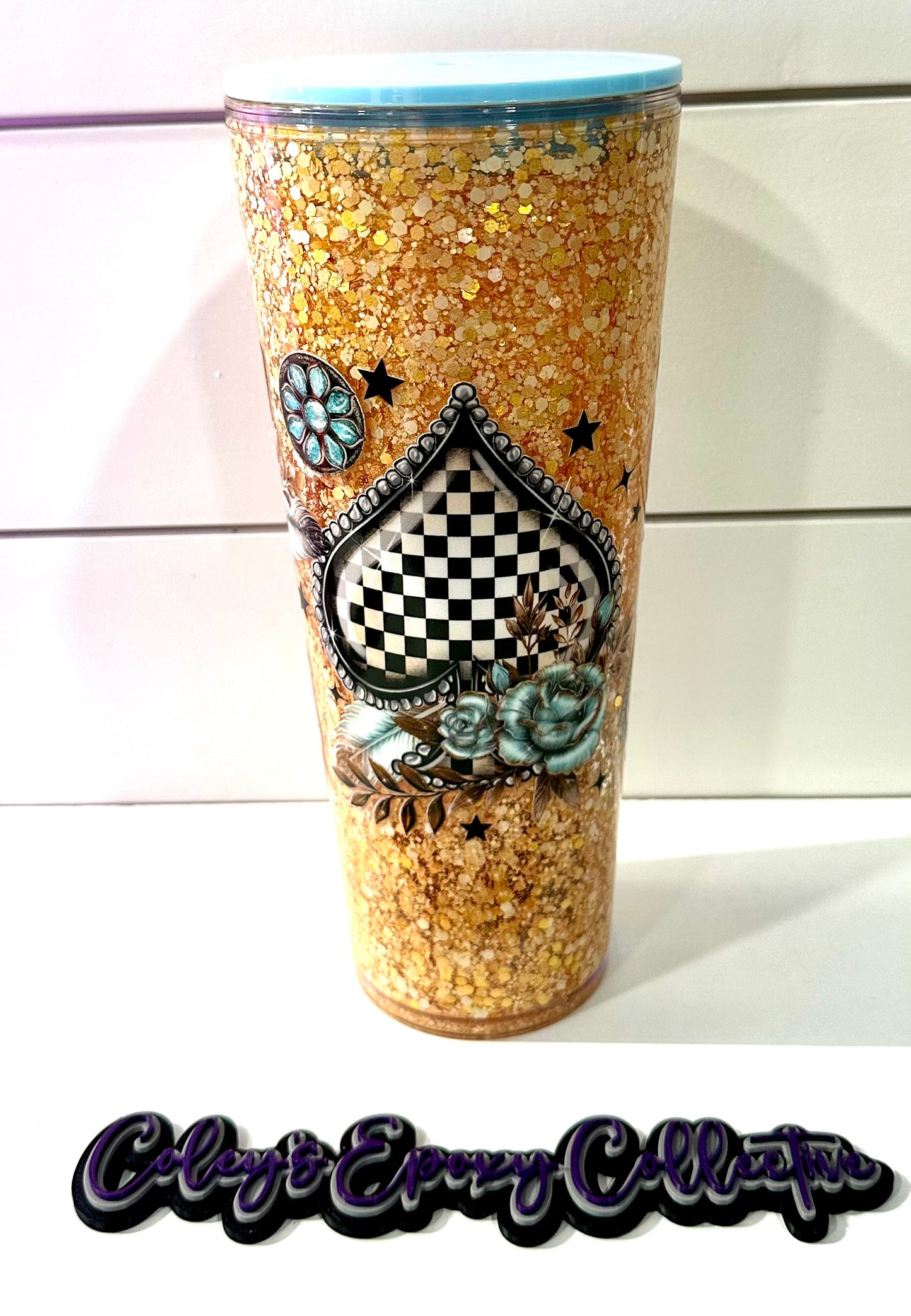 Spade 24oz Acrylic Snowglobe