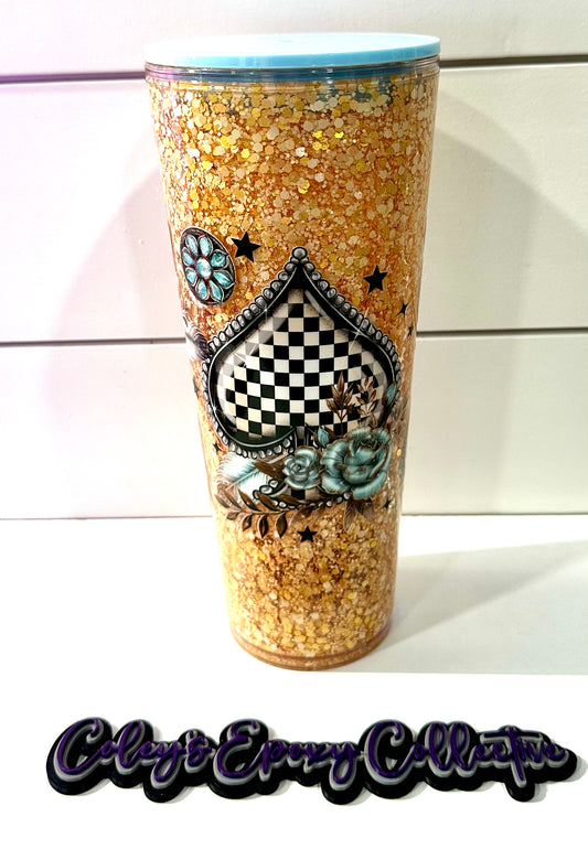 Spade 24oz Acrylic Snowglobe