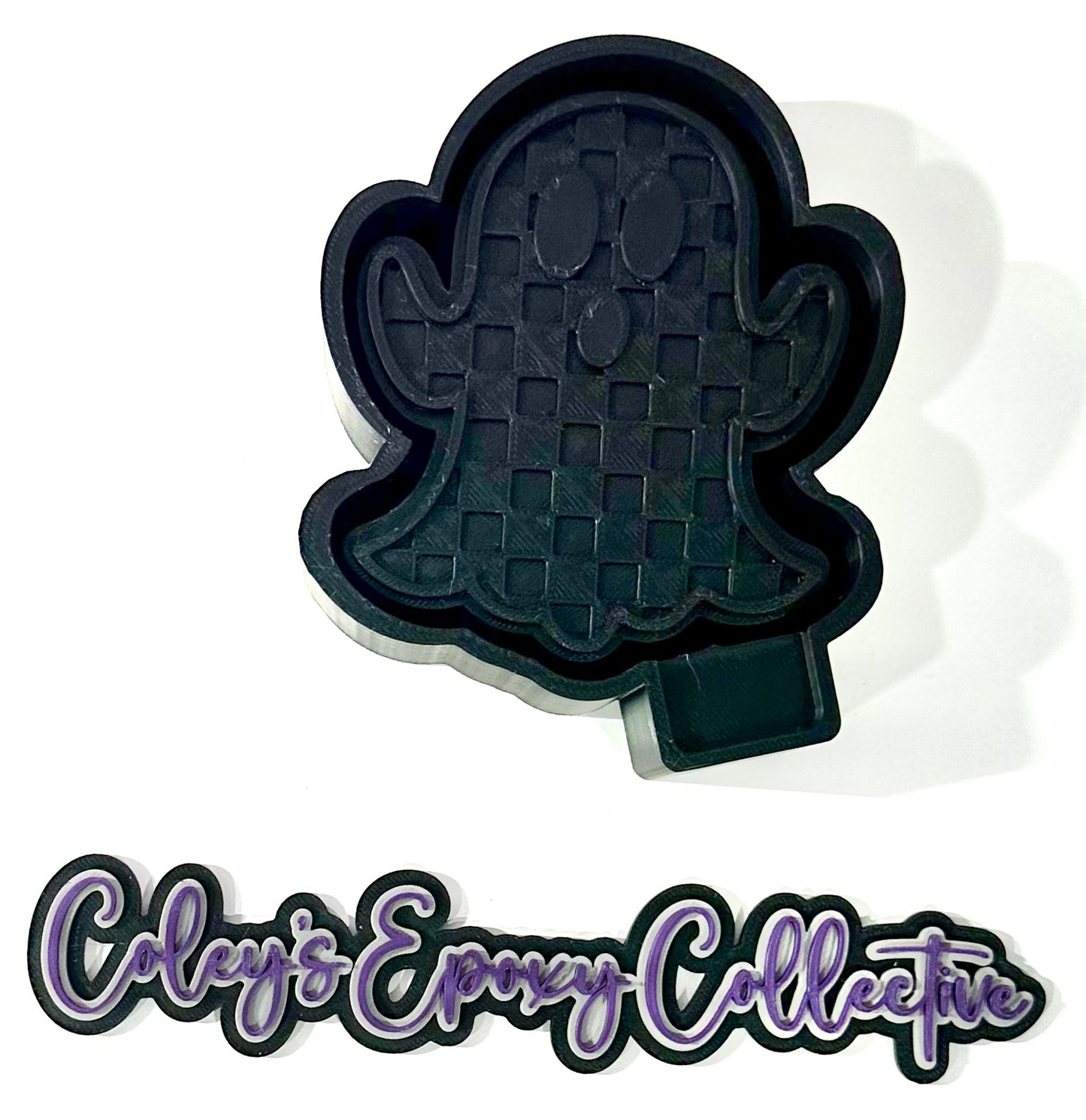 Checker Ghostie Silicone Mold