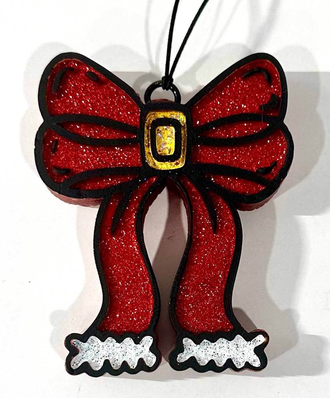Santa Bow Freshie Custom