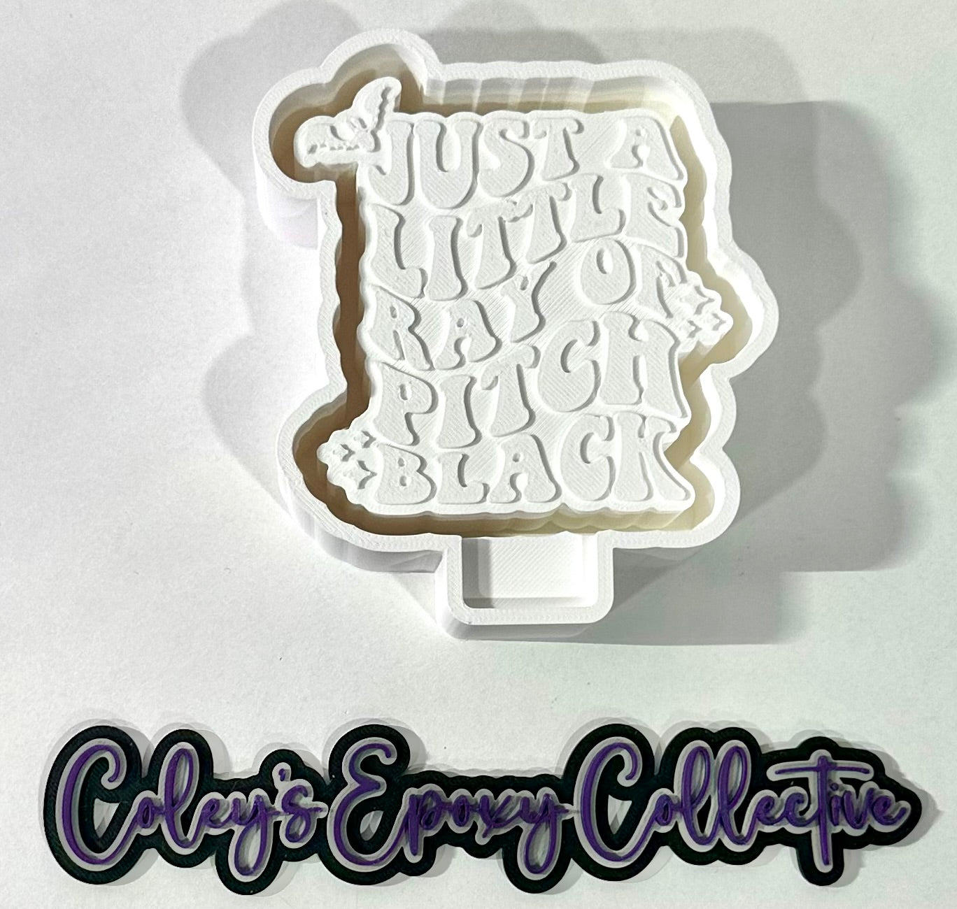 Ray Of Pitch Black Silicone Mold