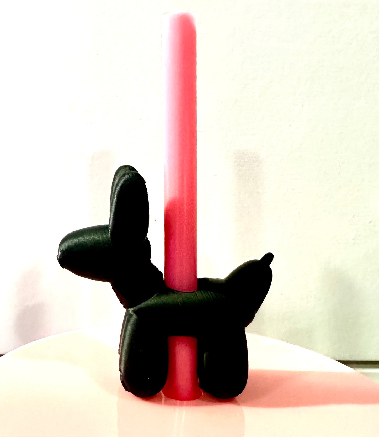 Balloon Dog Straw Topper