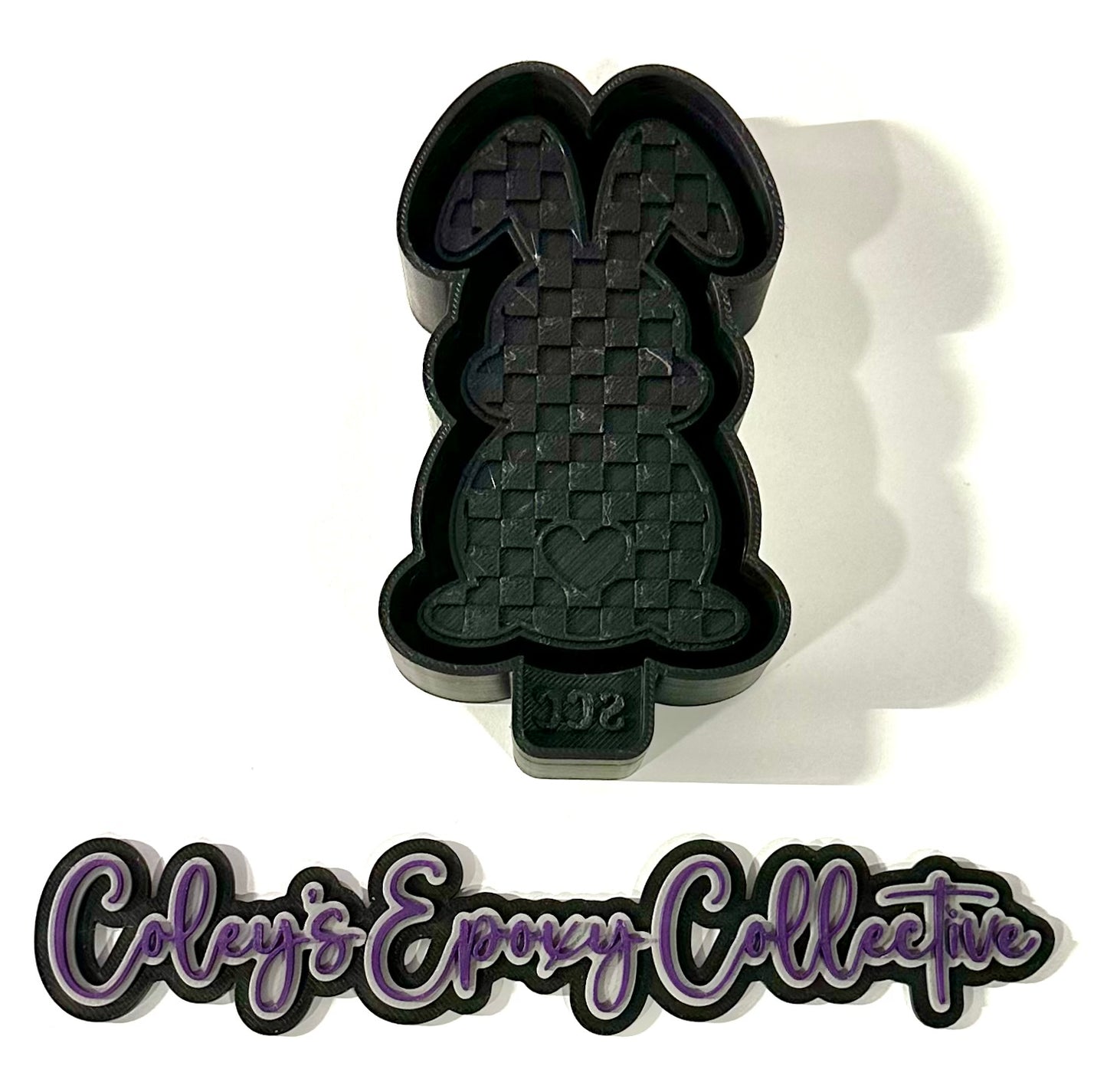 Checker Bunny Silicone Mold