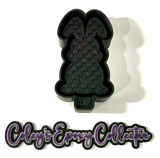 Checker Bunny Silicone Mold