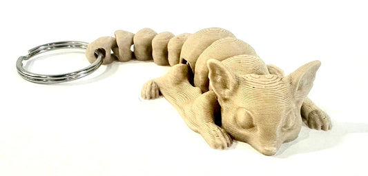 Articulated Sugar Glider Keychain