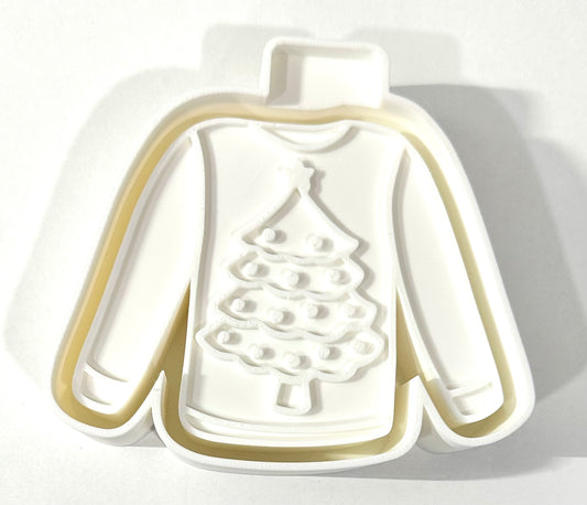 Ugly Christmas Sweater Tree Silicone Mold
