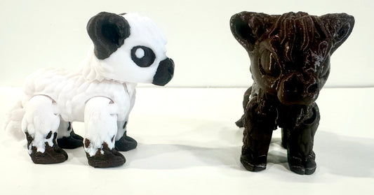 Articulated Medium Highland Cow