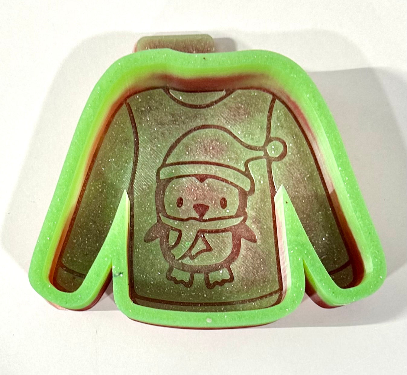 Ugly Christmas Sweater Penguin Silicone Mold
