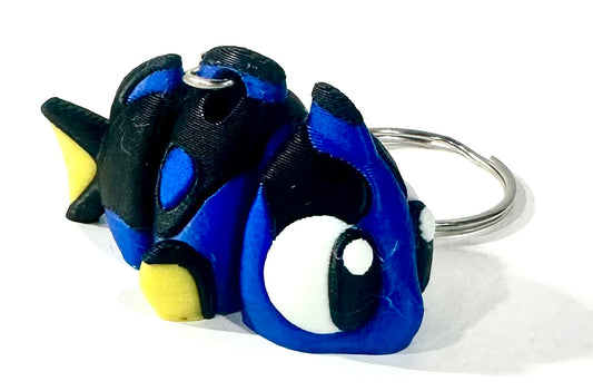 Articulated Surgeonfish Keychain