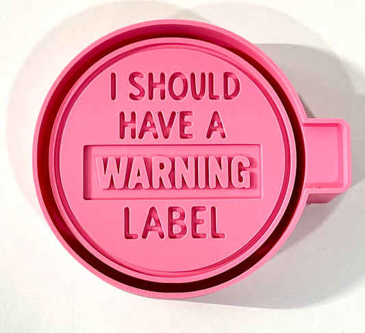 Warning Label Freshie Custom