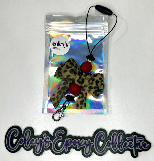 Leopard & Clay Medium Bow