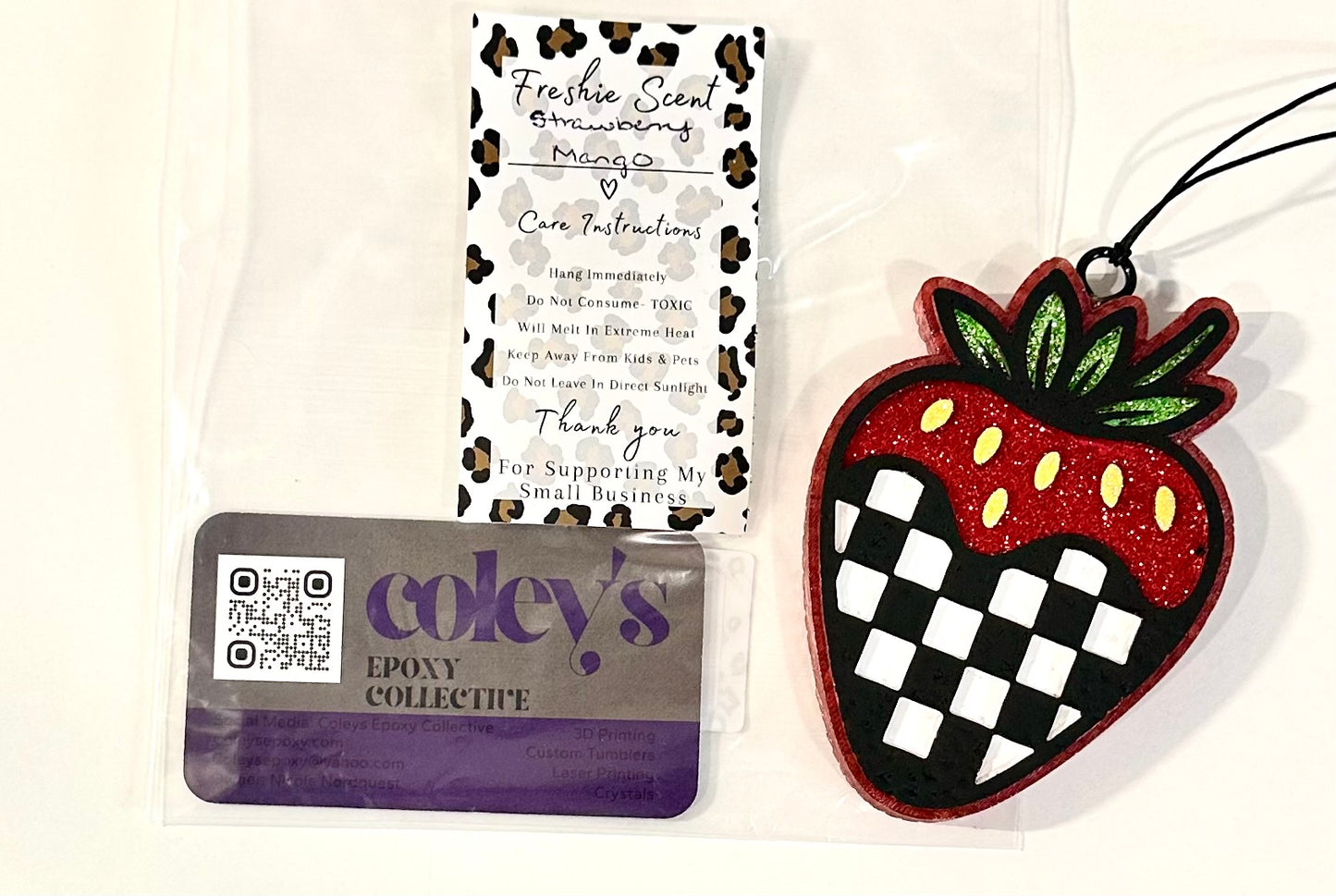 Checker Strawberry Freshie RTS