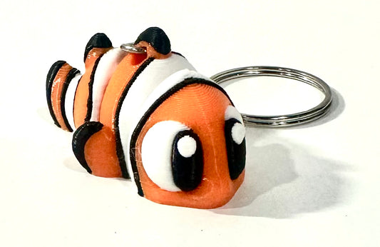 Articulated ClownFish Keychain