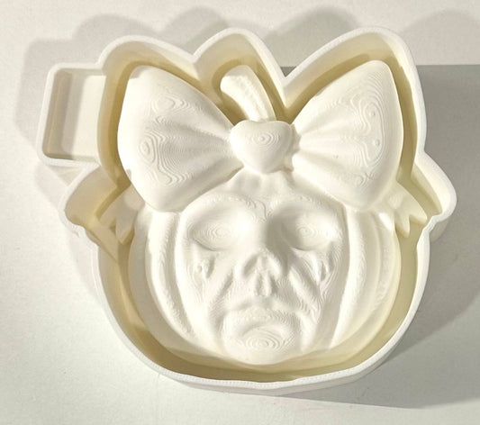 3D Myers Pumpkin Face Silicone Mold