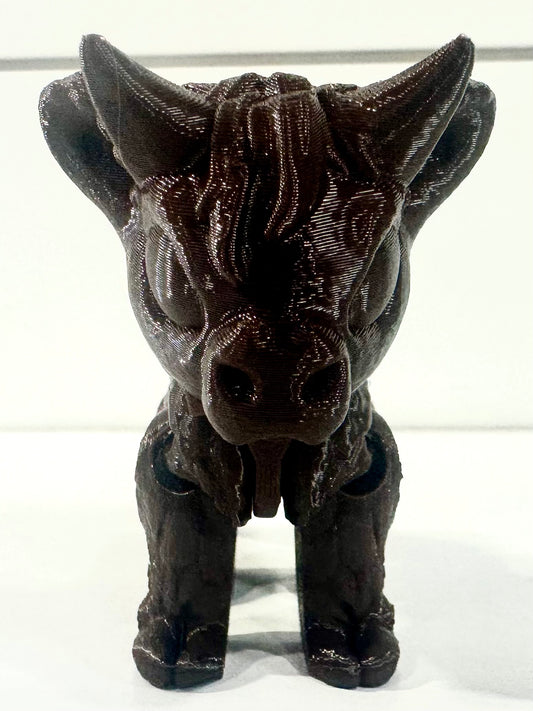 Articulated Medium Horned Highland Cow