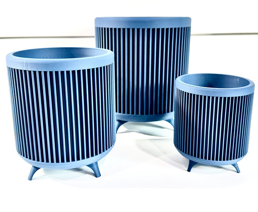 Mid-Century Modern Planter Set