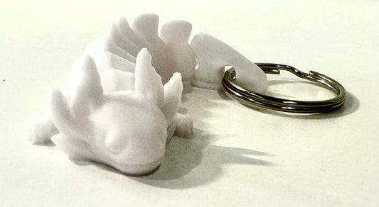 Articulated Axolotl Keychain