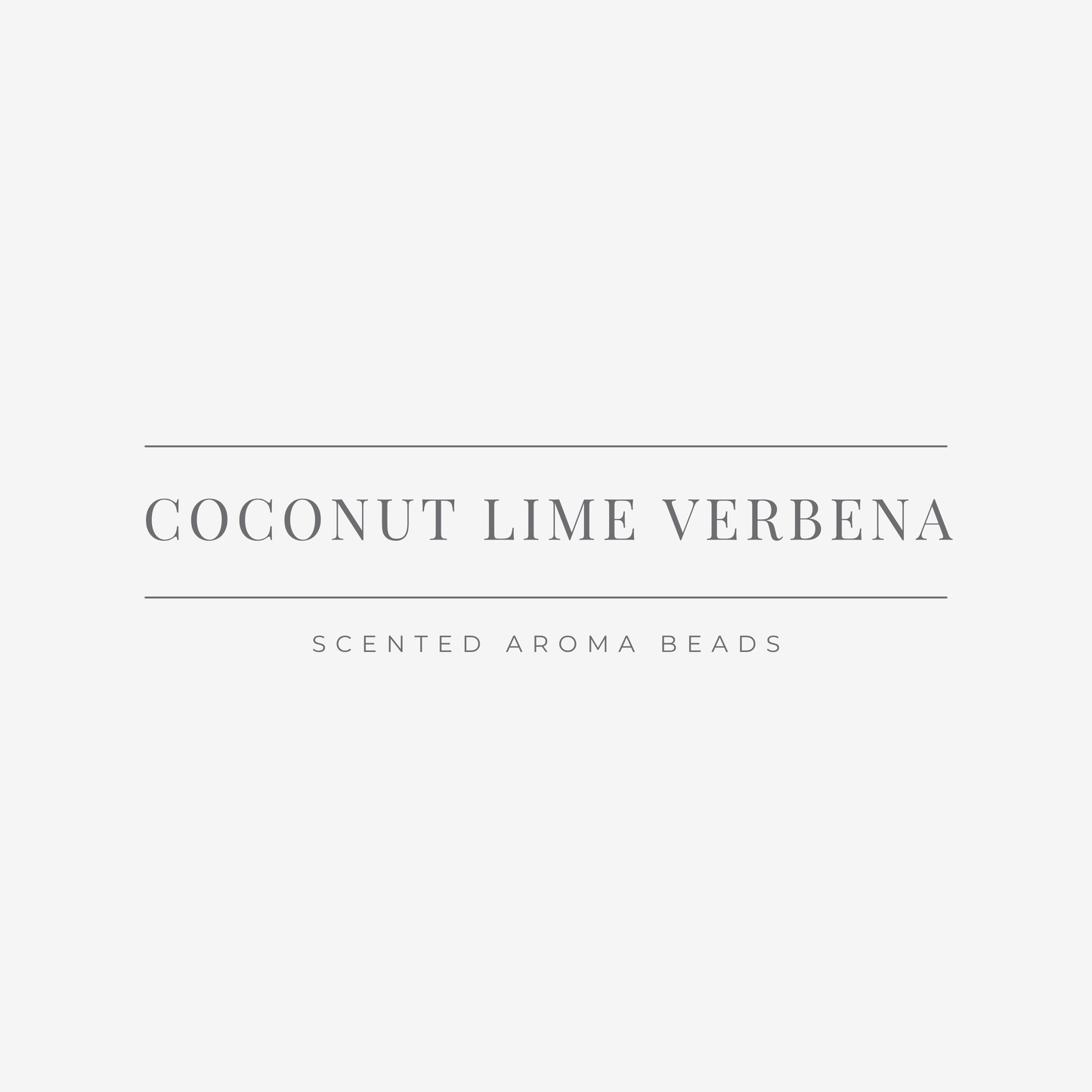 Coconut Lime Verbena Scented Aroma Beads