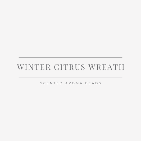Winter Citrus Wreath Scented Aroma Beads