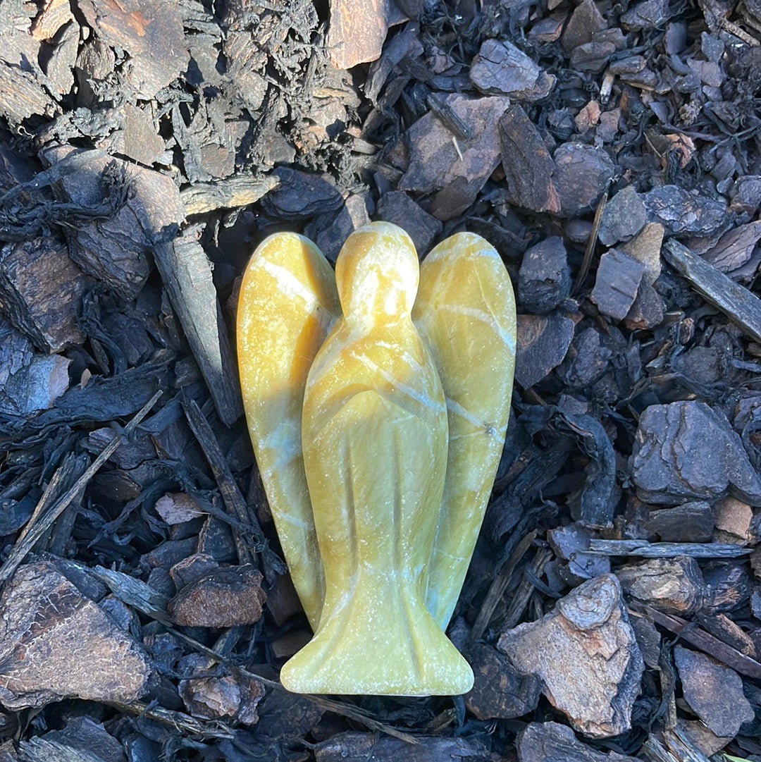 Large Green Jade Angel