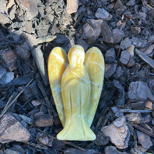 Large Green Jade Angel