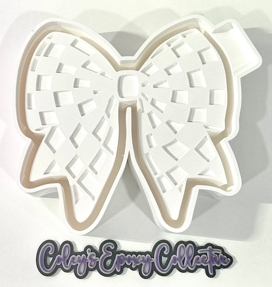 SUPERSIZED Checker Bow Silicone Mold