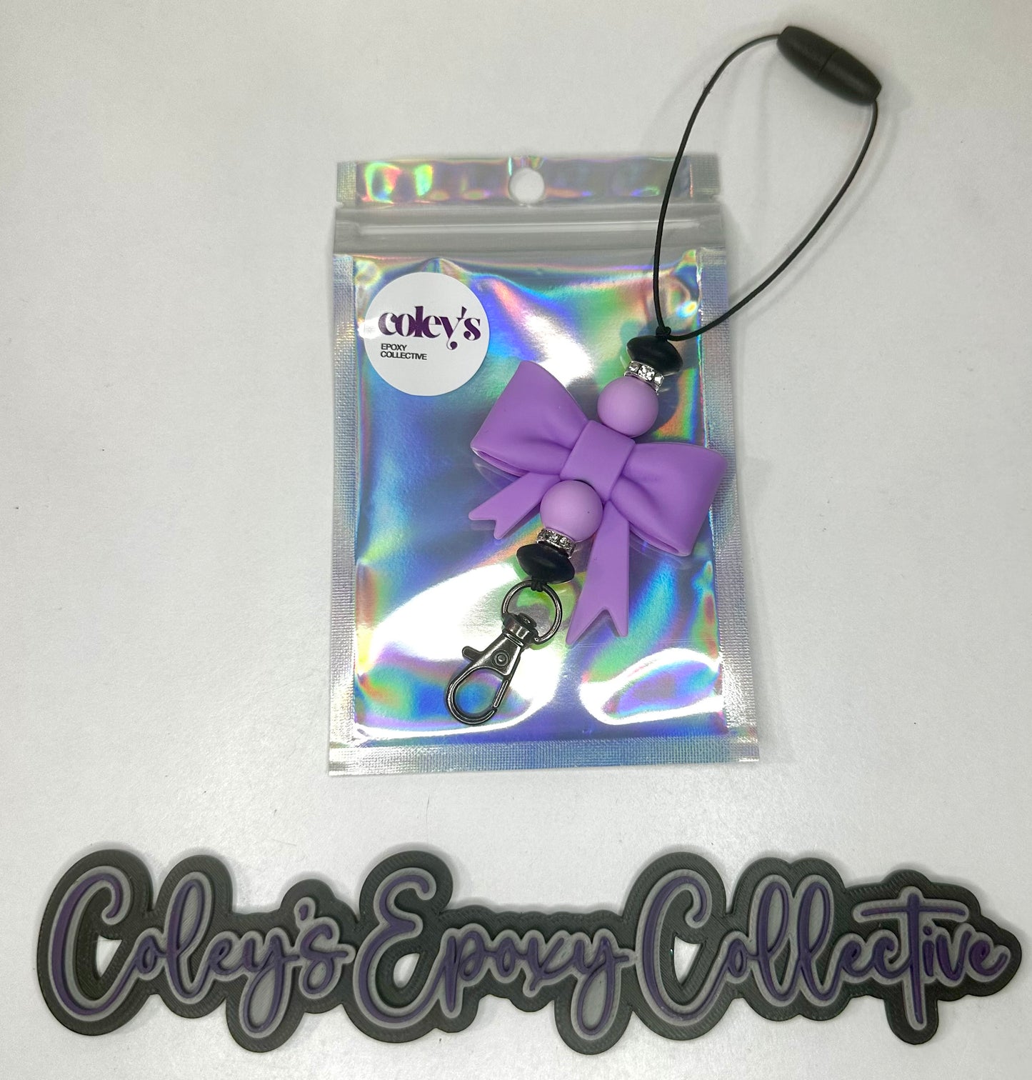 Purple Small Bow