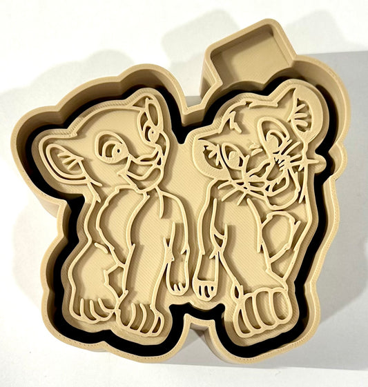 Lions Silicone Mold