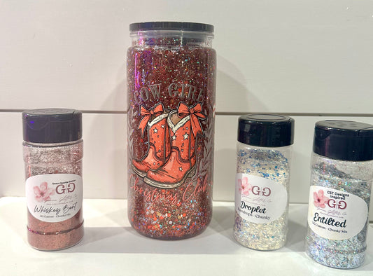 Cowgirl Christmas 20oz Acrylic Snowglobe