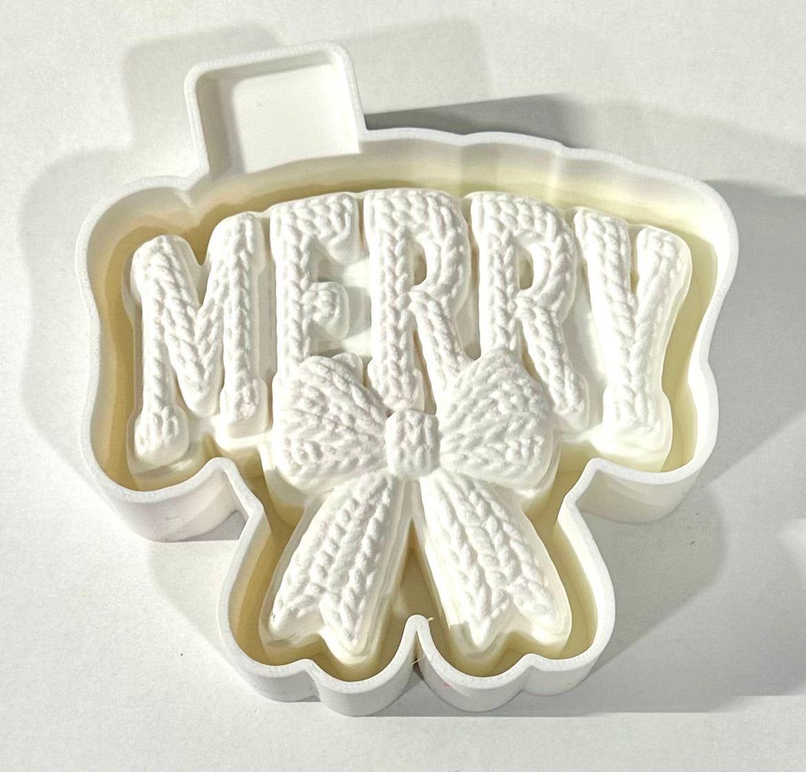 3D Knitted Merry Bow Silicone Mold
