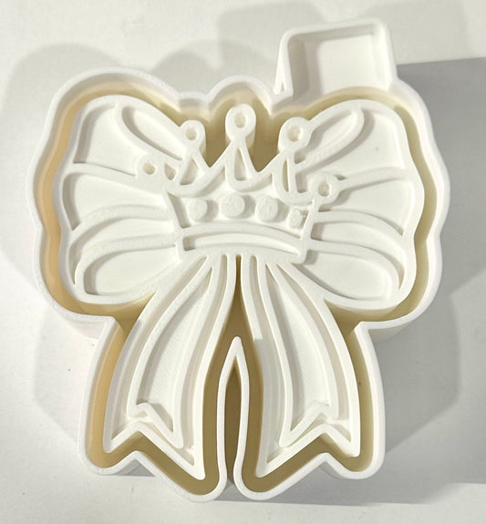 Mardi Gras Bow Silicone Mold