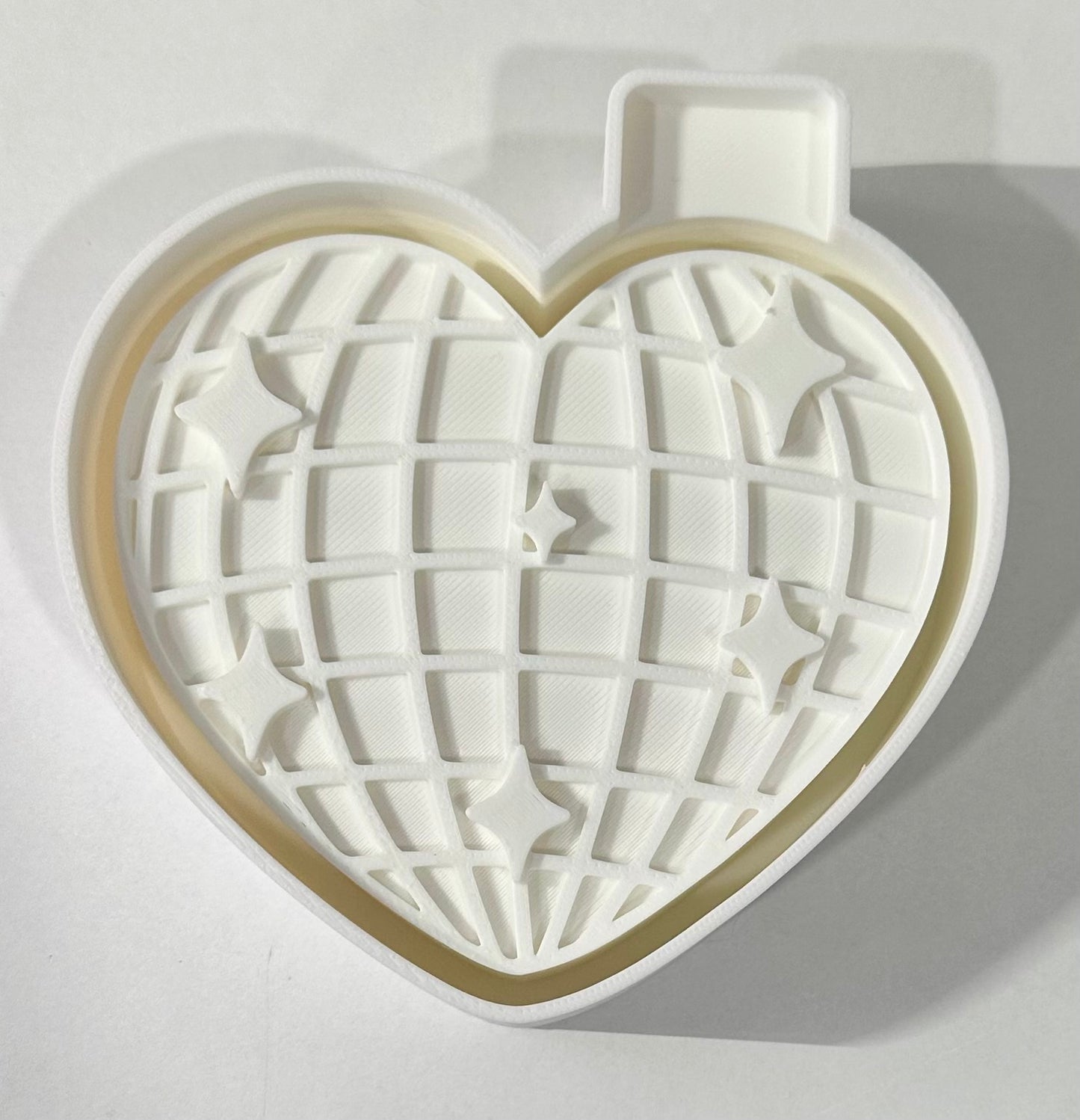 Disco Heart Silicone Mold