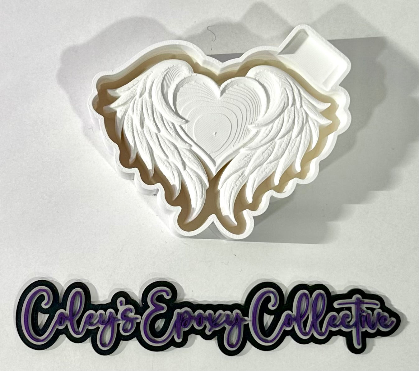 3D Heart Wings Silicone Mold