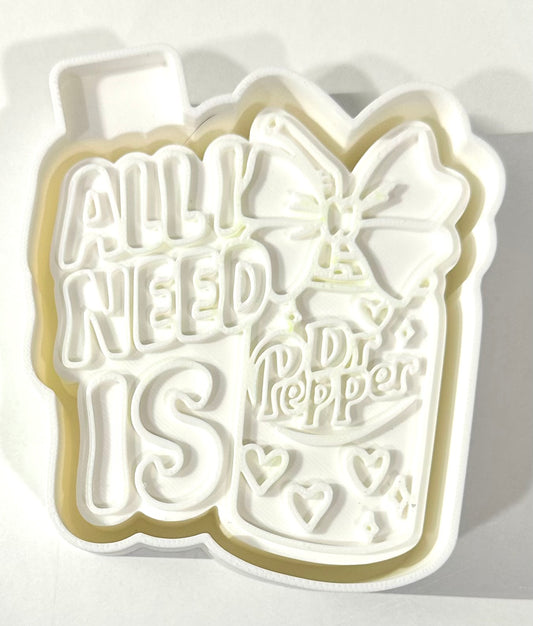 Dr Pepper Silicone Mold