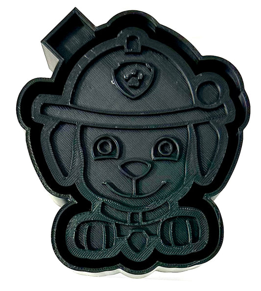 Firefighter Dog Silicone Mold