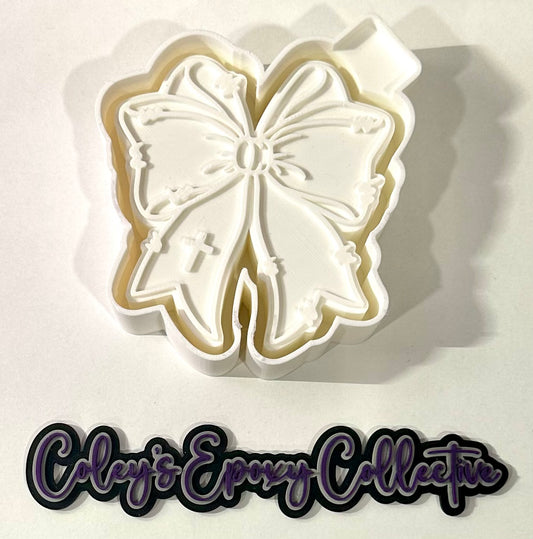 Bow Cross Silicone Mold