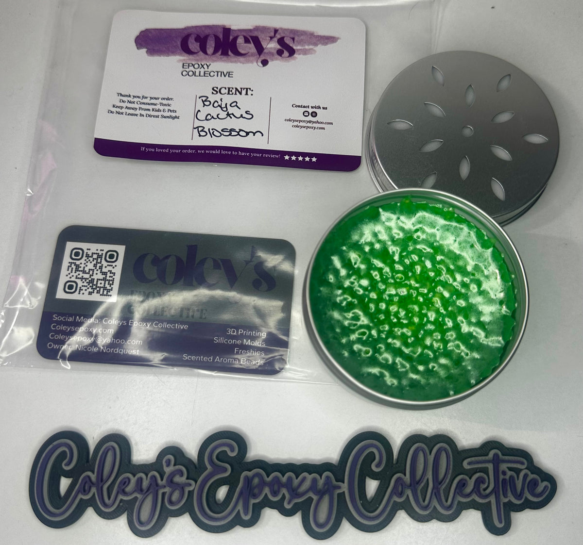 Baja Cactus Blossom RTS Freshie Tin
