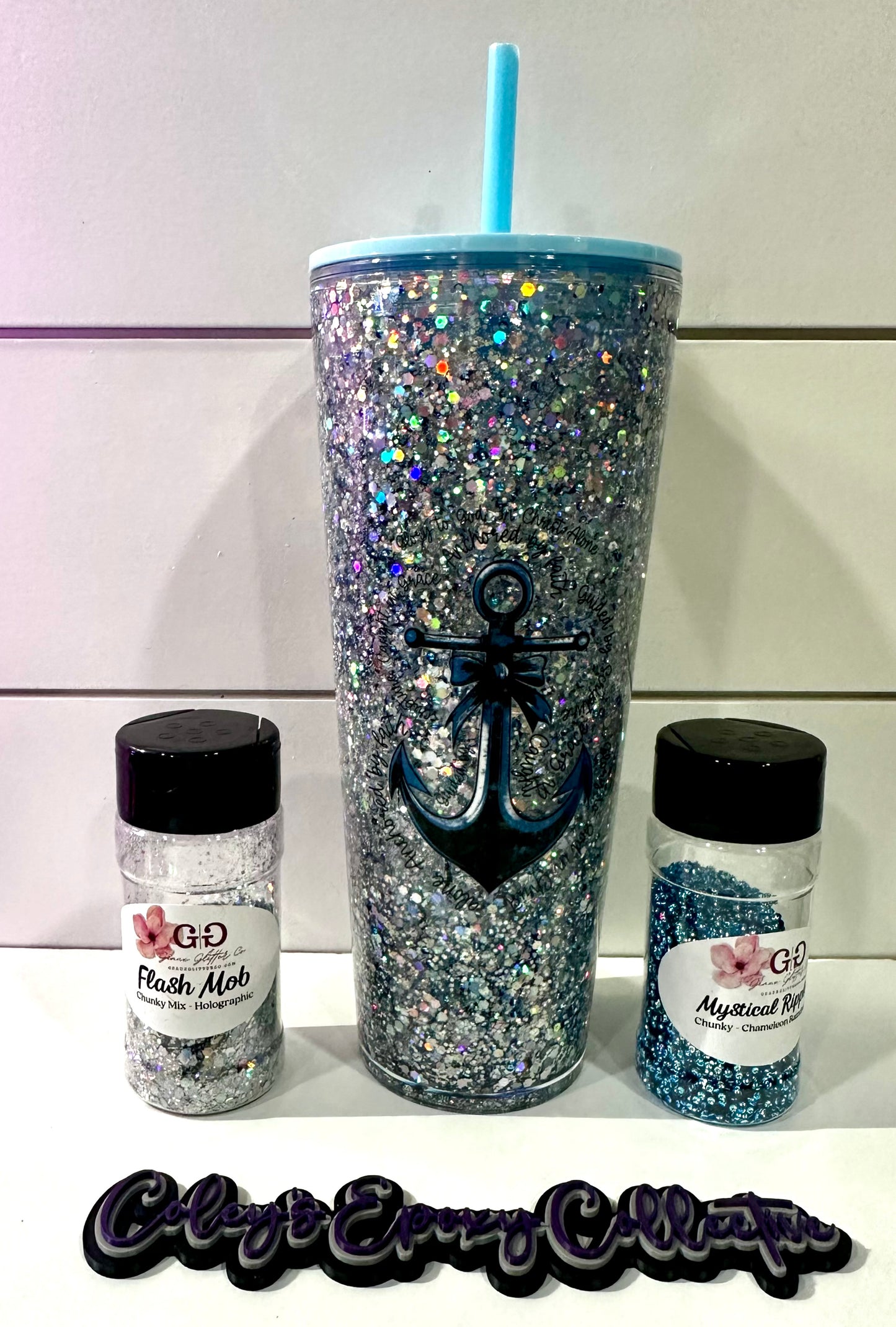Anchor In Faith 24oz Acrylic Snowglobe