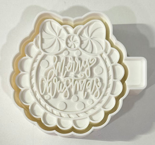 Candy Cane Wreath Silicone Mold