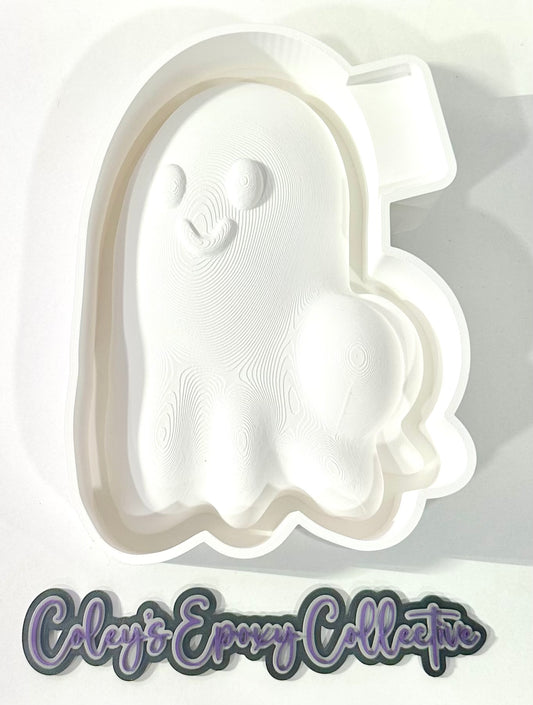 SUPERSIZED 3D Big Booty Ghostie Silicone Mold