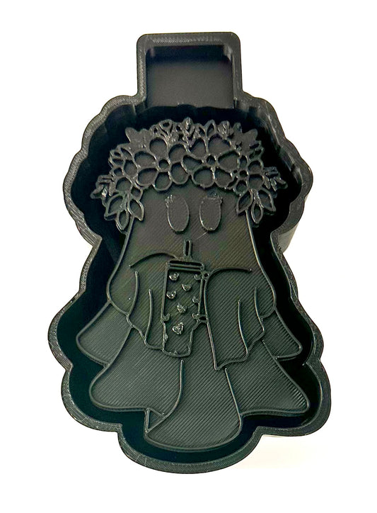 Floral Ghostie Silicone Mold