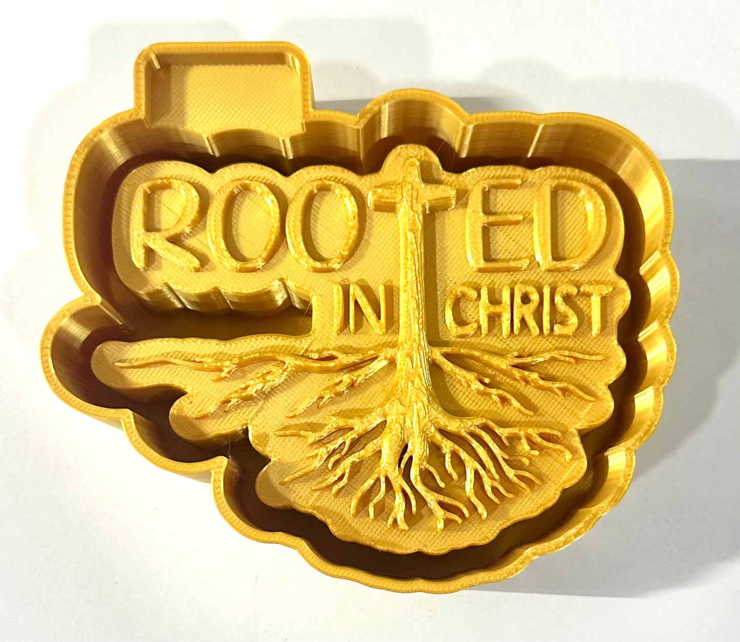 3D Rooted In Christ Silicone Mold