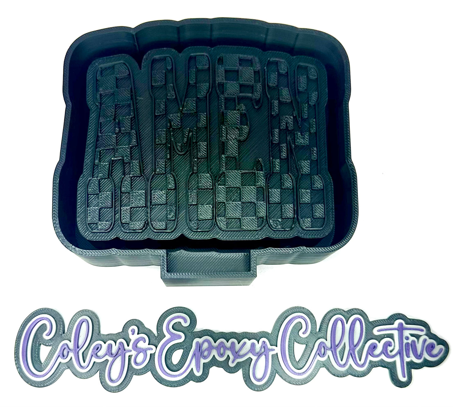 Checker Amen Silicone Mold